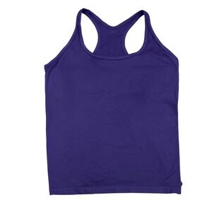 DSG XXL Purple Ink Seamless Support Ribbed Tank Top Women's‎ Athletic